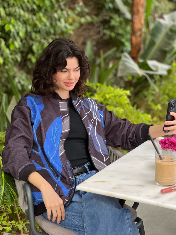 Fresh Floral Bomber Jacket