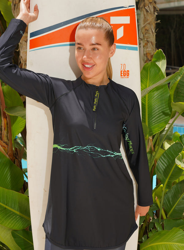 Electric Long Rashguard