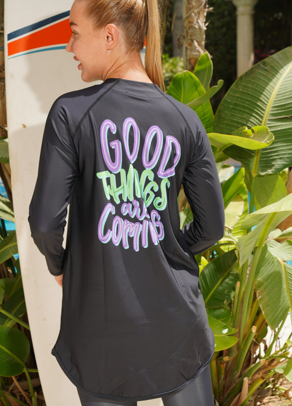 Good Vibes Long Rashguard