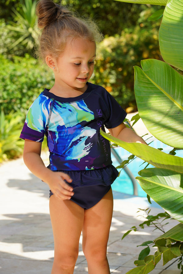 Flourish Girl's Rashguard Set