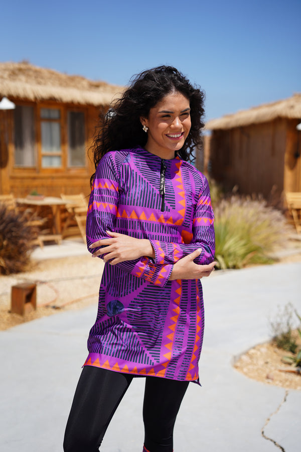 Purple Long Rashguard