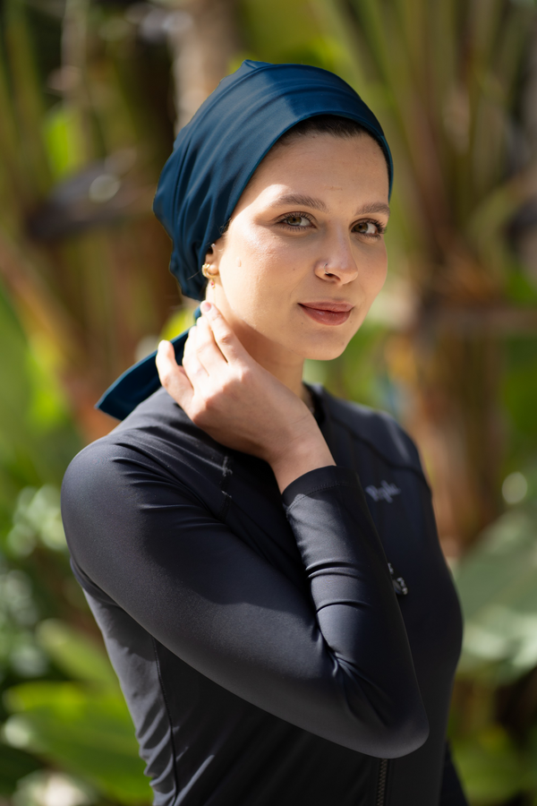 Dark Teal Turban