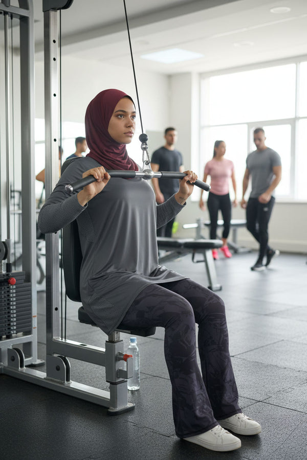 Burgundy Slip on hijab